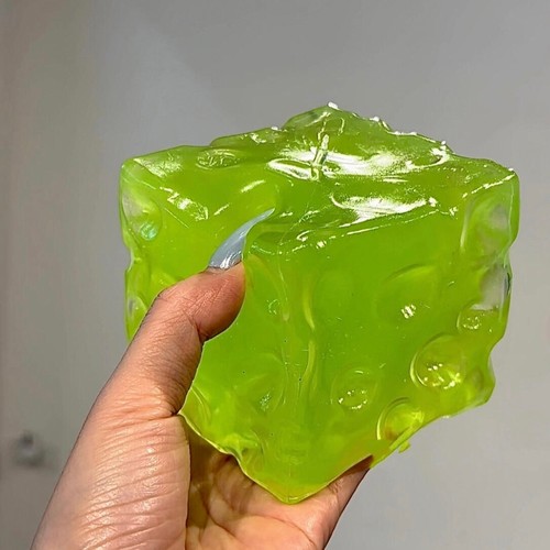新品透明果冻大奶酪手作球系列可回弹捏捏纯手工diy解压儿童礼物