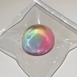 一颗彩虹手作球吵吵球填充物系列捏捏球纯手工diy底胶解压儿童