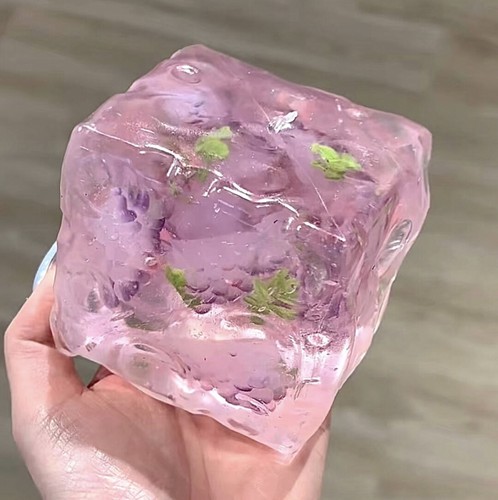 新品透明果冻大奶酪手作球系列可回弹捏捏纯手工diy解压儿童礼物
