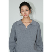 v针织衫 现货7折 polo翻领毛衣女秋冬韩版 套头上衣 经典 NEVA