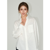 衬衫 老钱风亚麻立领长袖 女慵懒宽松休闲气质衬衣 HU雅致格调 NEVA