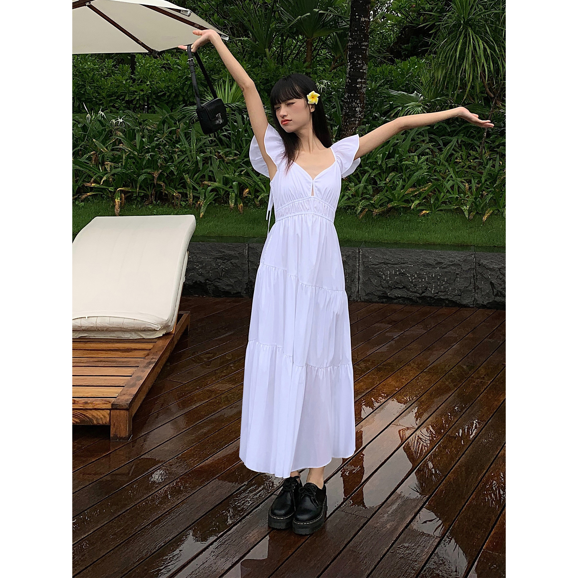 2025新款宽松过膝中长裙