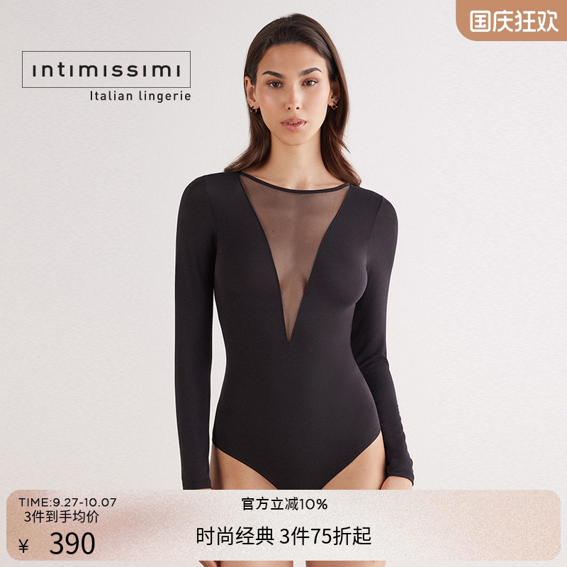 IntimissimiV领性感露背连体衣