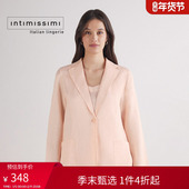 Intimissimi意舒漫时尚 休闲简约女士亚麻单扣西装 外套CL164G