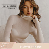 Intimissimi意舒漫女士保暖高领长袖 CLD49T 含羊毛针织上衣打底衫