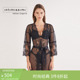 Intimissimi意舒漫纯欲性感蕾丝镂空波点透视睡袍晨袍PVD2584