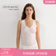 Intimissimi意舒漫含绵羊毛吊带蕾丝花边修身 保暖打底背心CGD49P