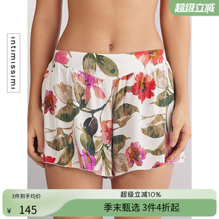 PDC2566 短裤 Intimissimi意舒漫时尚 休闲舒适花卉印花宽松睡裤