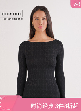 Intimissimi意舒漫含羊绒保暖百搭一字领正肩打底衫上衣CL183B