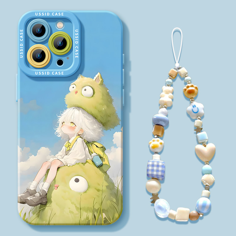 小众适用苹果16手机壳iphone16promax新款15pro小众mini高级感12女生x蓝色14超好看的plus夏日硅胶全包13