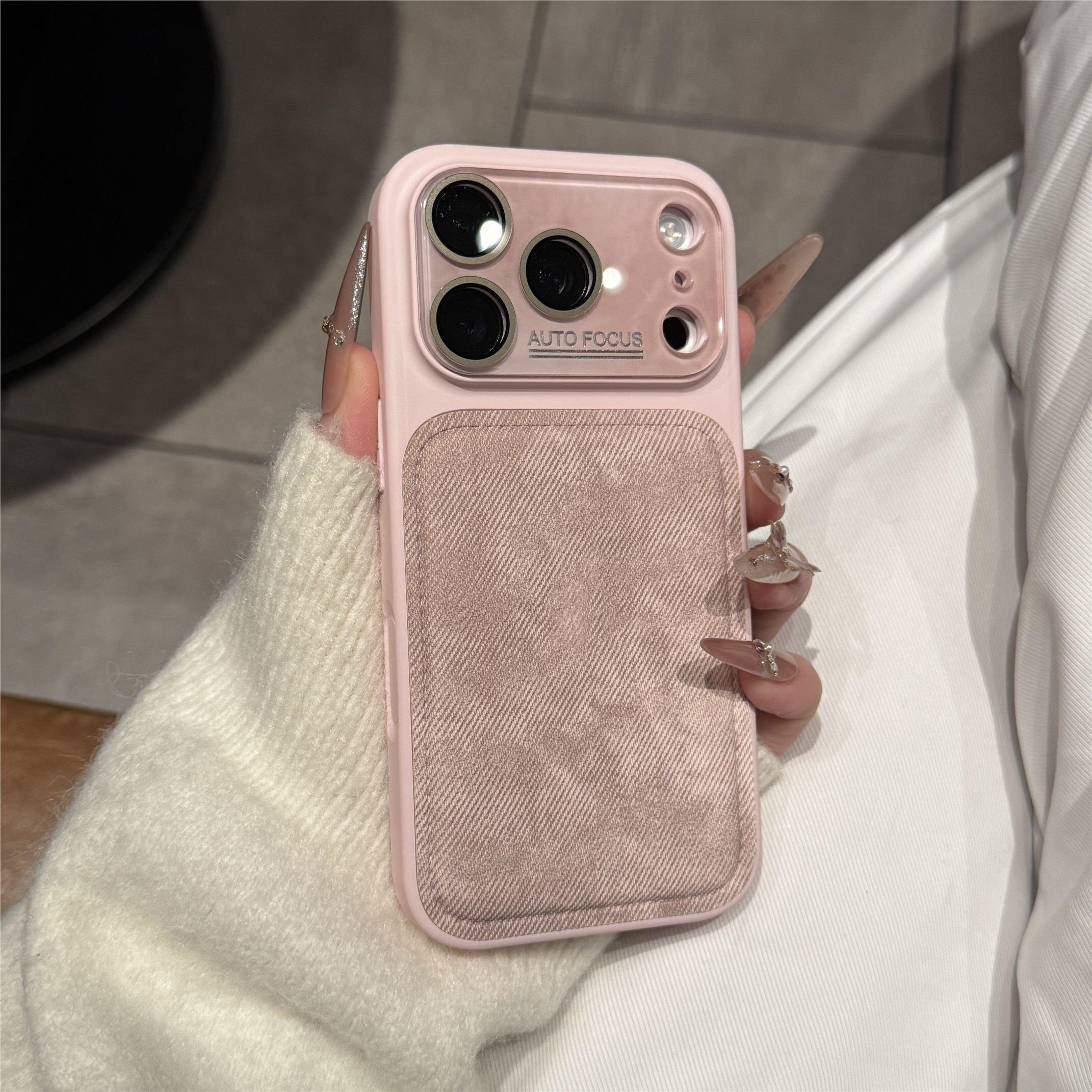 适用于苹果17Promax手机壳新款iPhone17pro轻薄磨砂牛仔纹防摔壳17大视窗自带镜头膜全包保护外壳16简约外壳