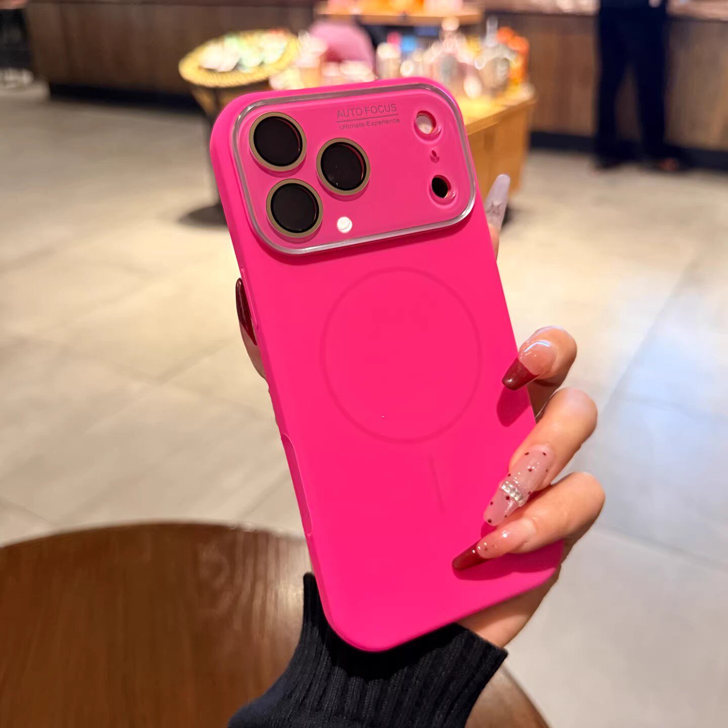 大视窗适用于苹果17promax手机壳新款细圈磁吸iPhone16ProMax亲肤手感14液态硅胶15高级感13全包防摔男女外壳