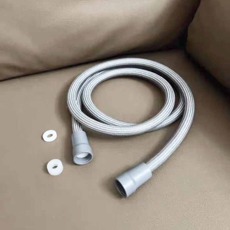 水管大口径不锈钢喷头洗淋浴连接防缠绕增压淋浴管通用加粗冷热