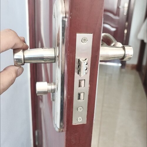 不锈钢锁心锁体门锁室内配件家用静音锁舌卧室通用型锁具锁芯