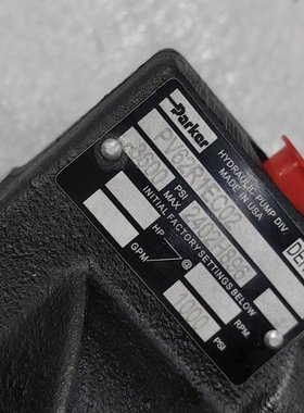 派克PV62R1EC02柱塞泵PV270 R1K1T1NUCC油泵PVP1636CR2M12