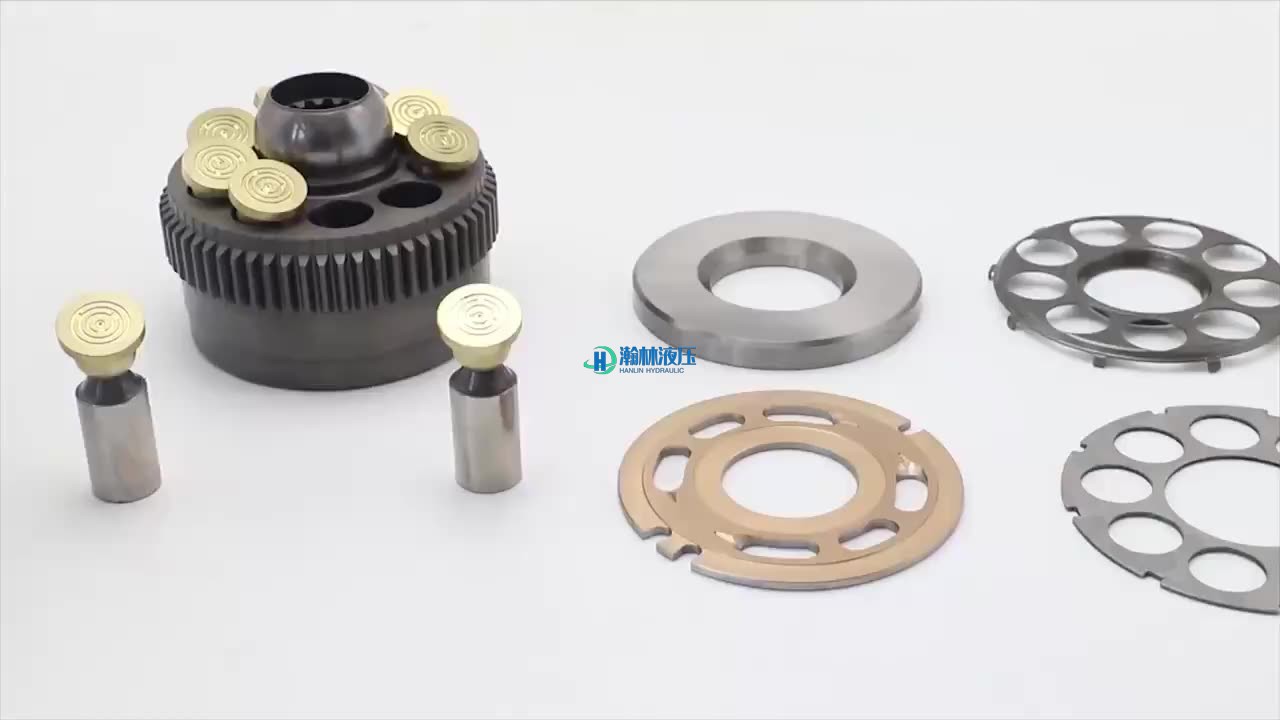 液压泵A6VM28 55  107 140维修柱塞九孔板缸体斜盘马达配件修理包