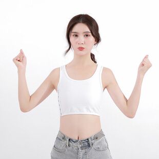 束胸衣跨境tt绷带现货背心内衣女短款 le塑身显小夏束胸挂钩s大胸