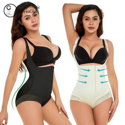 边美体款拉链女士内衣塑身衣塑身