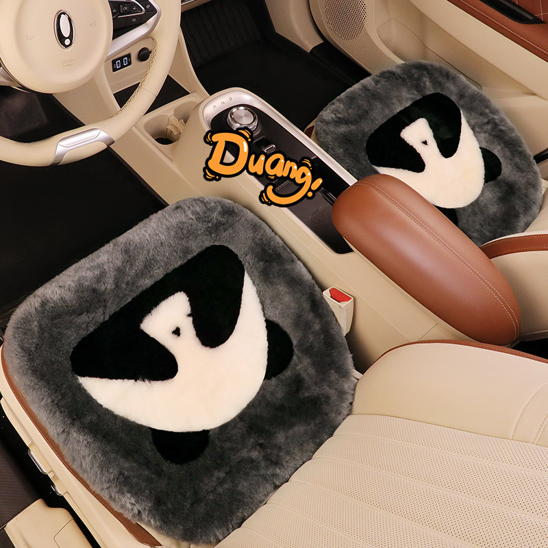 纯羊毛汽车坐垫冬季三件套无靠背冬天保暖卡通座垫长毛一体毛绒垫,汽车用品/电子/清洗/改装,通用座套/座垫,淘宝优惠券,粉丝福利购,淘宝优惠卷