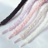 毛绒鞋 绳 秋冬粉米白色圆鞋 带af1空军一号马丁靴小白帆布鞋 男女款