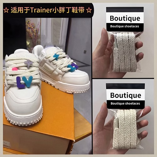 小胖丁厚底面包鞋扁平粗鞋带