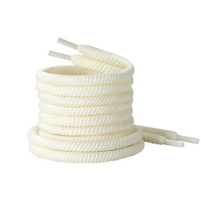 开口笑面包鞋彩色粗圆形鞋带绳