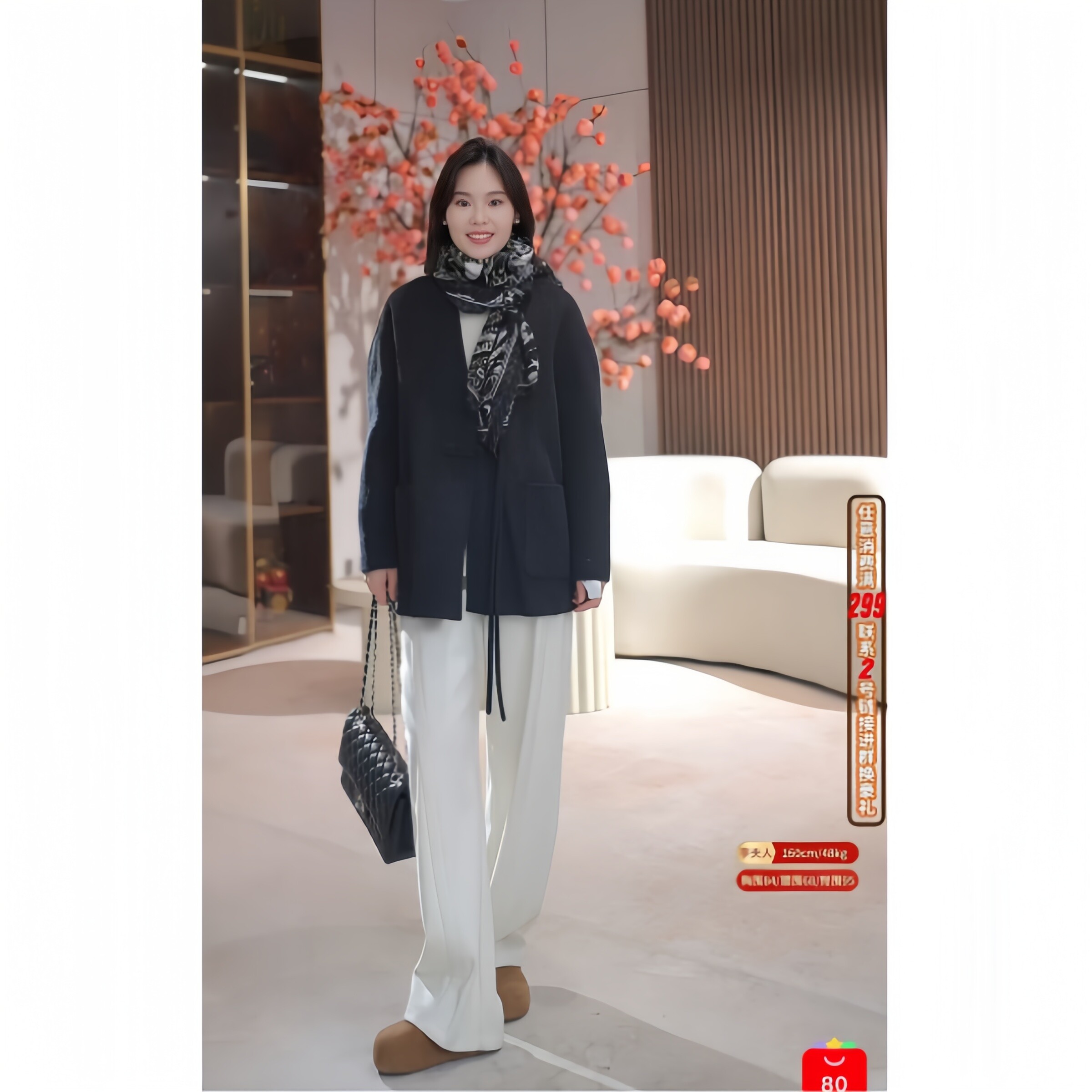 【李夫人粉丝专享】经典短款大衣C182衣长76胸围103