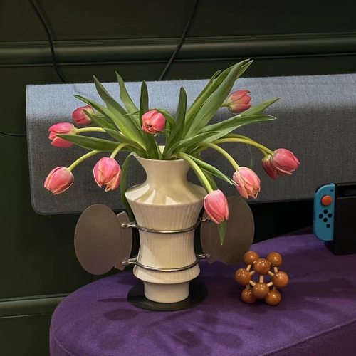 CR3304双耳环抱花瓶陶瓷