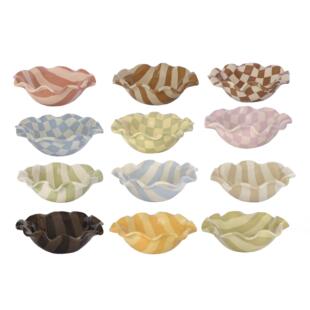 边集EDITOR 韩国POLLYGARDEN手工褶边碗甜点碗置物盘