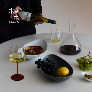 边集EDITOR椋木云雾葡萄酒杯不规则红酒杯水杯咖啡杯易饮高级礼物