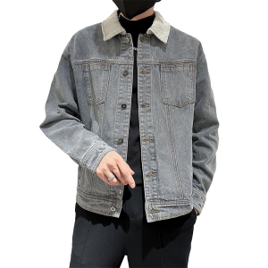 秋季潮高街痞帅休闲牛仔外套夹克XZ905-JK128#P80-控98图片