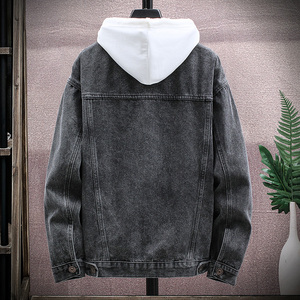 冬季加绒牛仔夹克日系宽松胖子大码 J102_1#-加绒P80图片