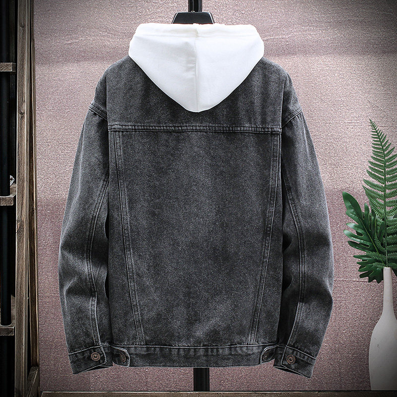 冬季加绒牛仔夹克日系宽松胖子大码J102_1#-加绒P80,男装夹克,星座905