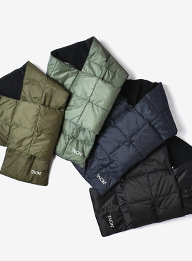 TAION Basic Down Scarf 基础款抓绒拼接柔软保暖男女羽绒围巾201