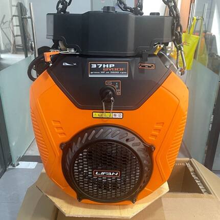 力帆2V90F汽油机双缸发动机 高压清洗机37马力抽沙机1000cc发动机