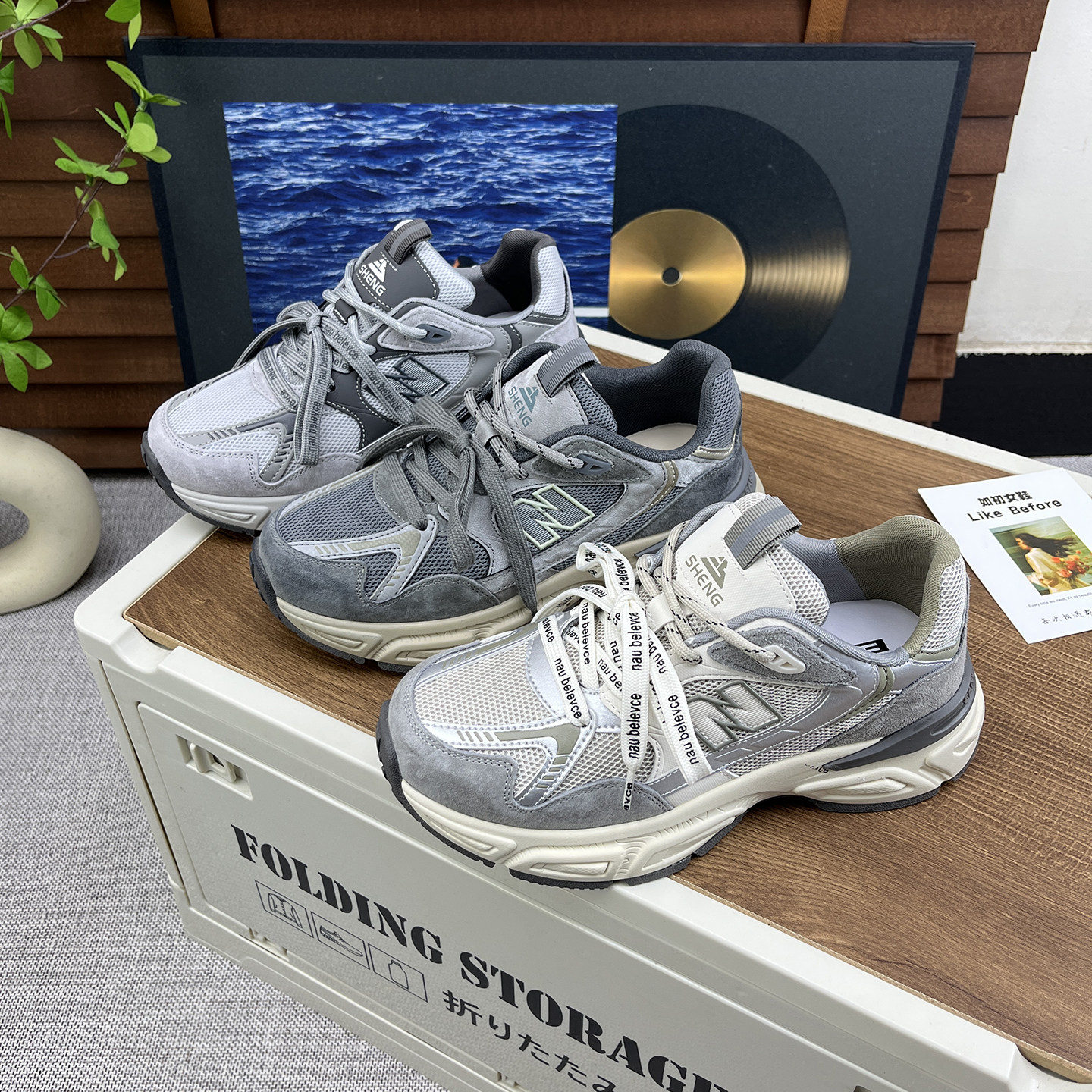 真皮厚底复古老爹鞋女2026春季新款增高百搭双系带运动慢跑休闲鞋,女鞋,时尚休闲鞋,淘宝优惠券,粉丝福利购,淘宝优惠卷