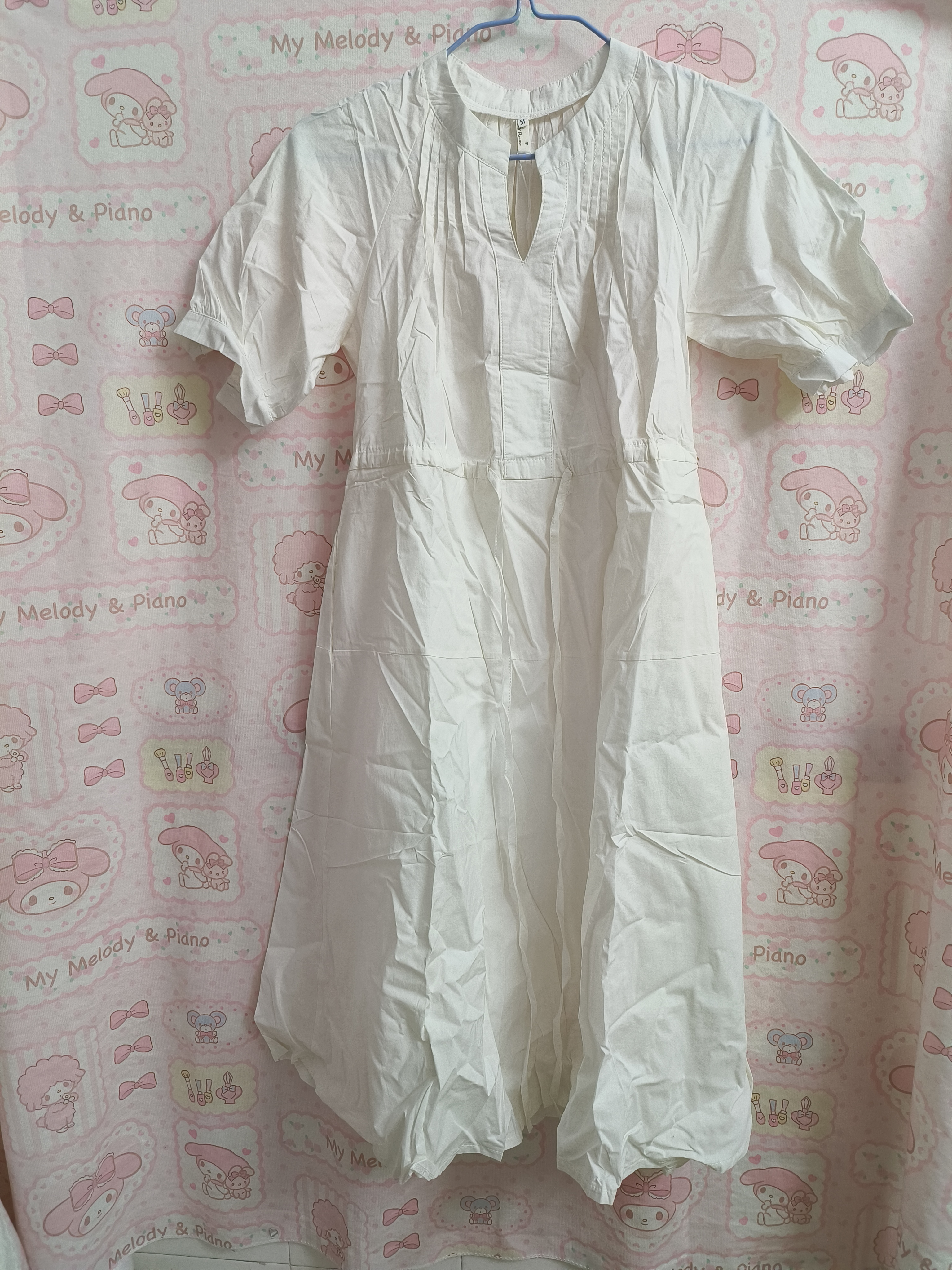 清仓法式镂空泡泡袖系带连衣裙圆领内搭上衣时尚洋气保暖长袖t恤