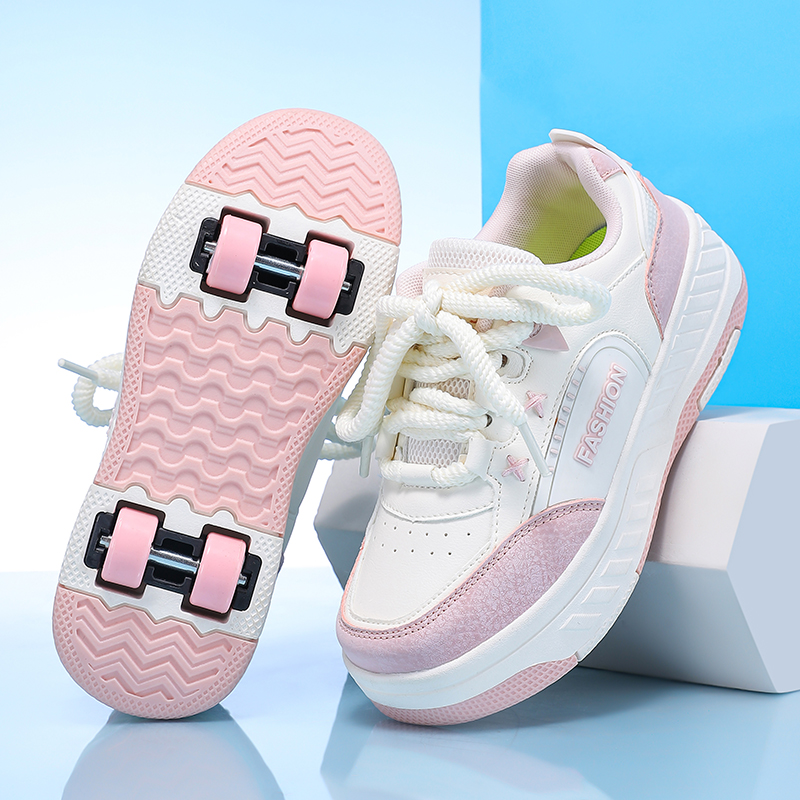 暴走鞋女童四轮可拆卸运动轮滑鞋