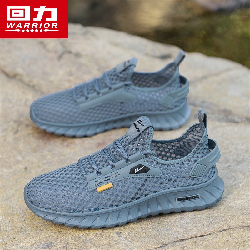 回力男鞋夏季透气镂空网鞋男2026新款溯溪涉水轻便防滑休闲沙滩鞋