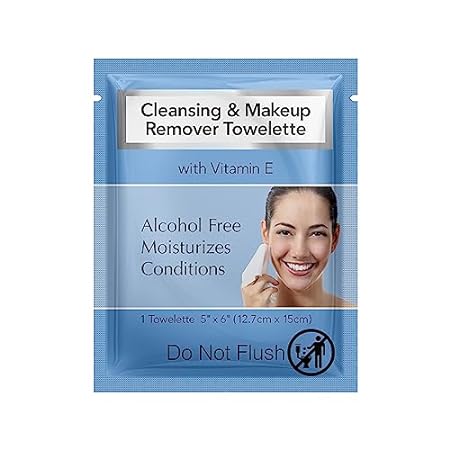 Diamond Wipes Makeup Remover Wipes， Alcohol Free Facial C