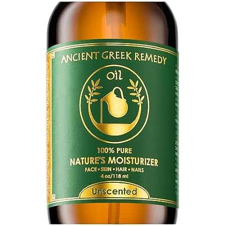 Unscented Organic Face and Body Oil made of Olive, Almond