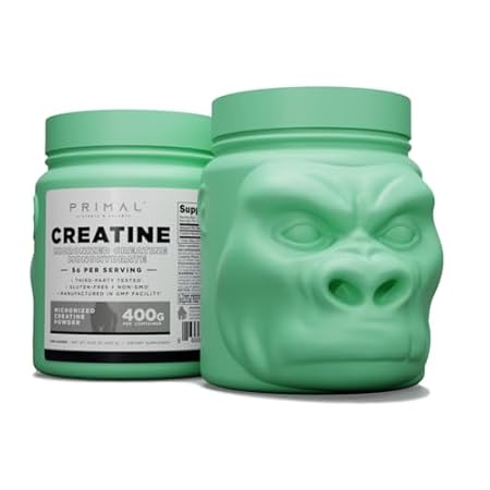 Primal Creatine Monohydrate Powder (400 Grams) | Unflavor