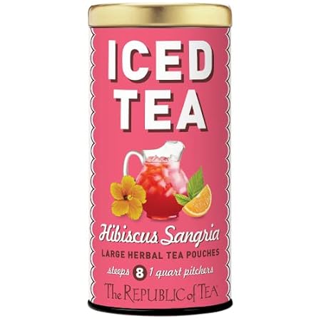 The Republic of Tea – Hibiscus Sangria Iced Herbal Tea， 8