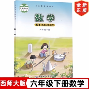 2025适用新华正版新版西师版6六年级下册数学书课本教材教科书
