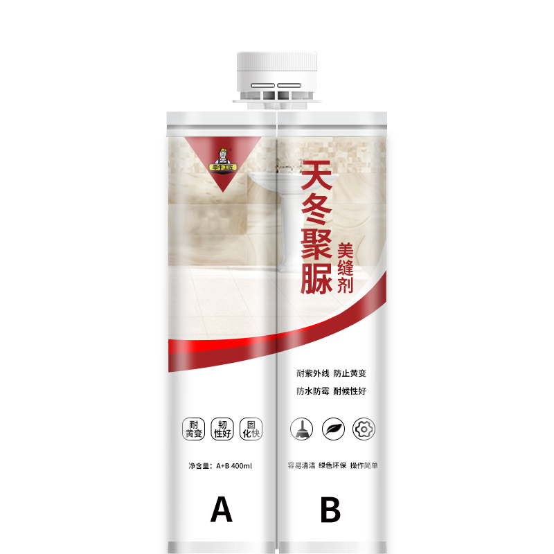 牽牛工匠天冬聚脲美縫劑，室外用地面不發(fā)黃防水瓷磚地磚專用