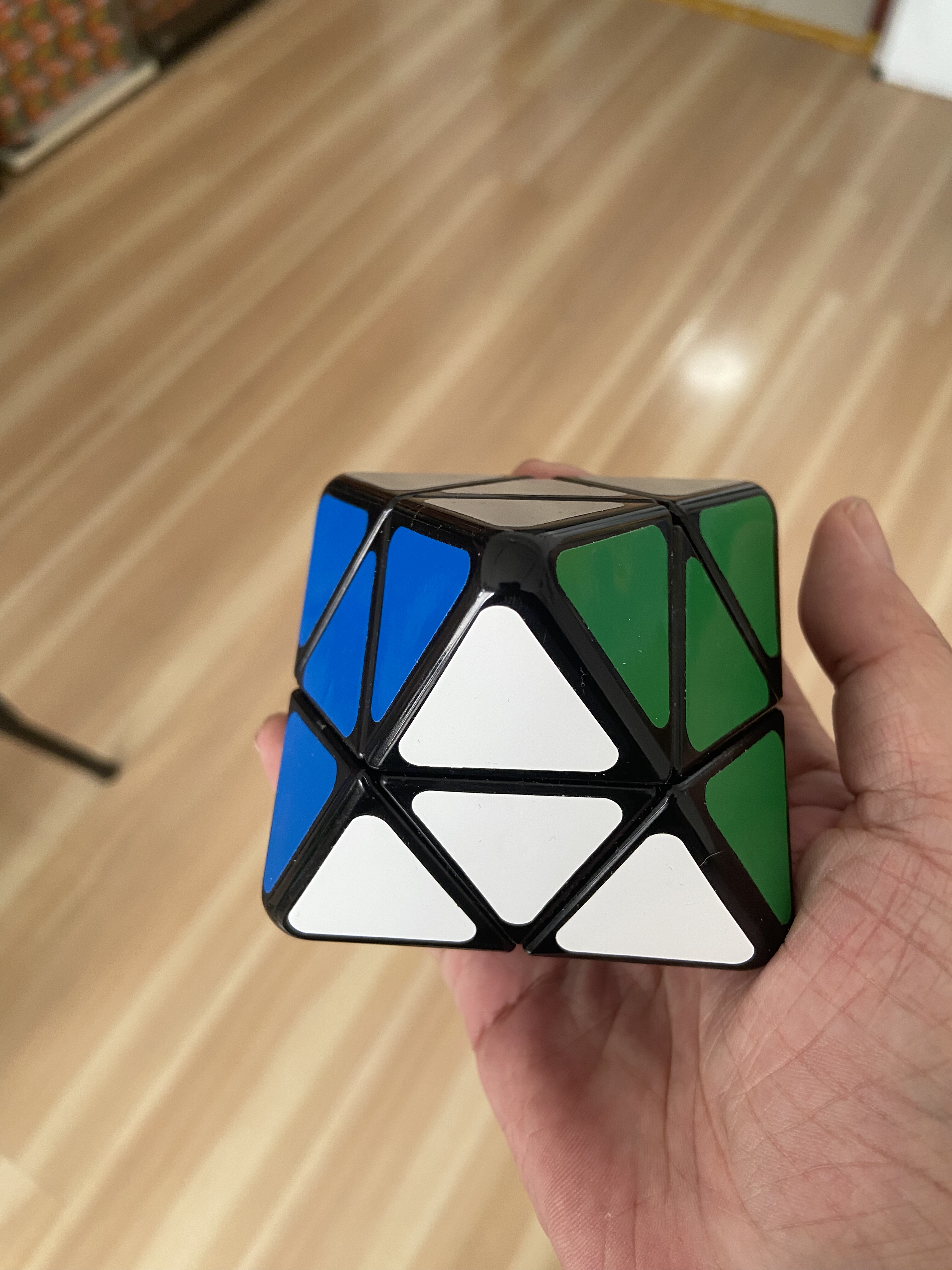 二阶四轴八面体魔方，含魔方含教程