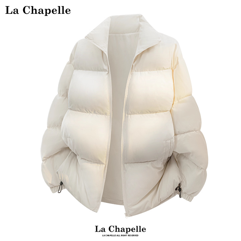 拉夏贝尔冬季新款棉服外套男士2025宽松加厚面包服棉衣百搭青少年