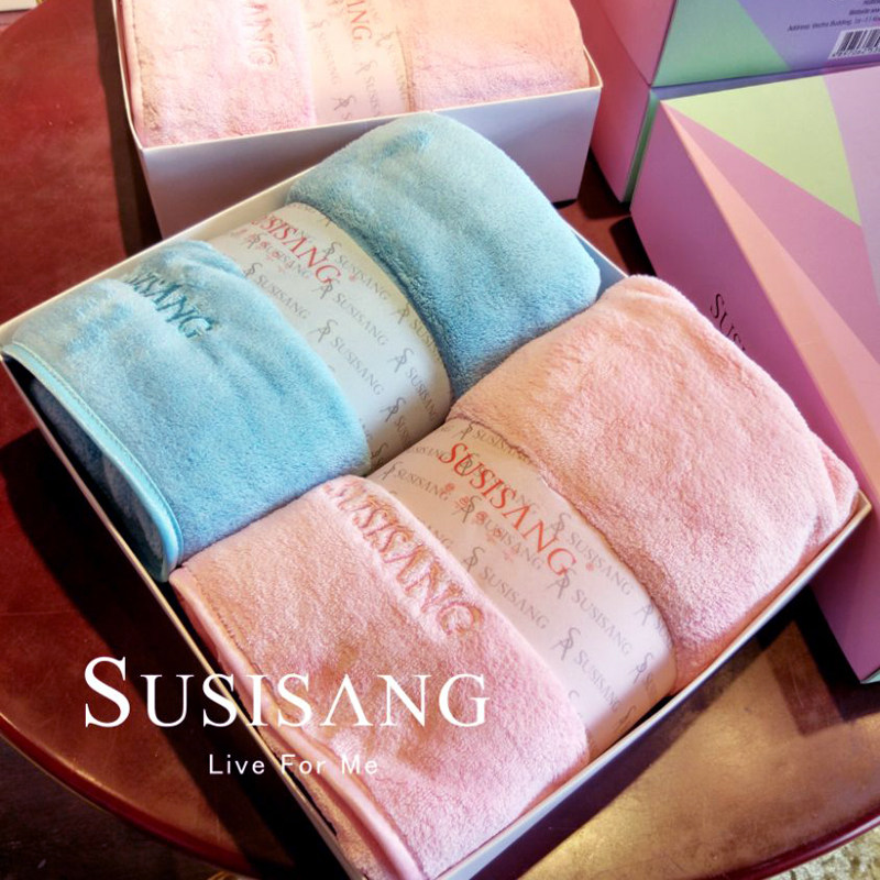 苏尚儿susisang浴巾家用儿童速干洗澡巾新生儿宝宝毛巾被超强吸水