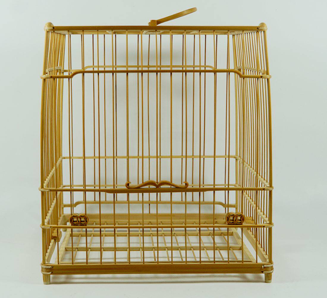 南京侯氏绣眼鸟笼临华款海鸥门提手扎线亮笼绣眼笼新款提手亮笼