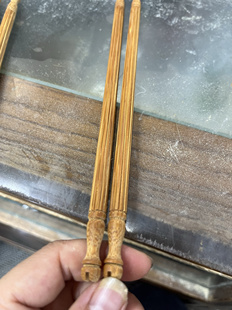 板笼尺寸21.5亮笼20.6 圆笼均可使用 老竹拉丝圆跳棍 绣眼方笼